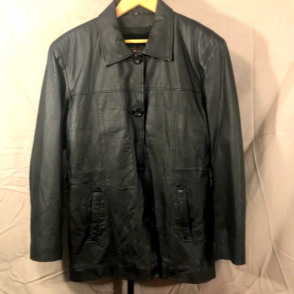 Soft Leather Jacket w/Fleece Lining